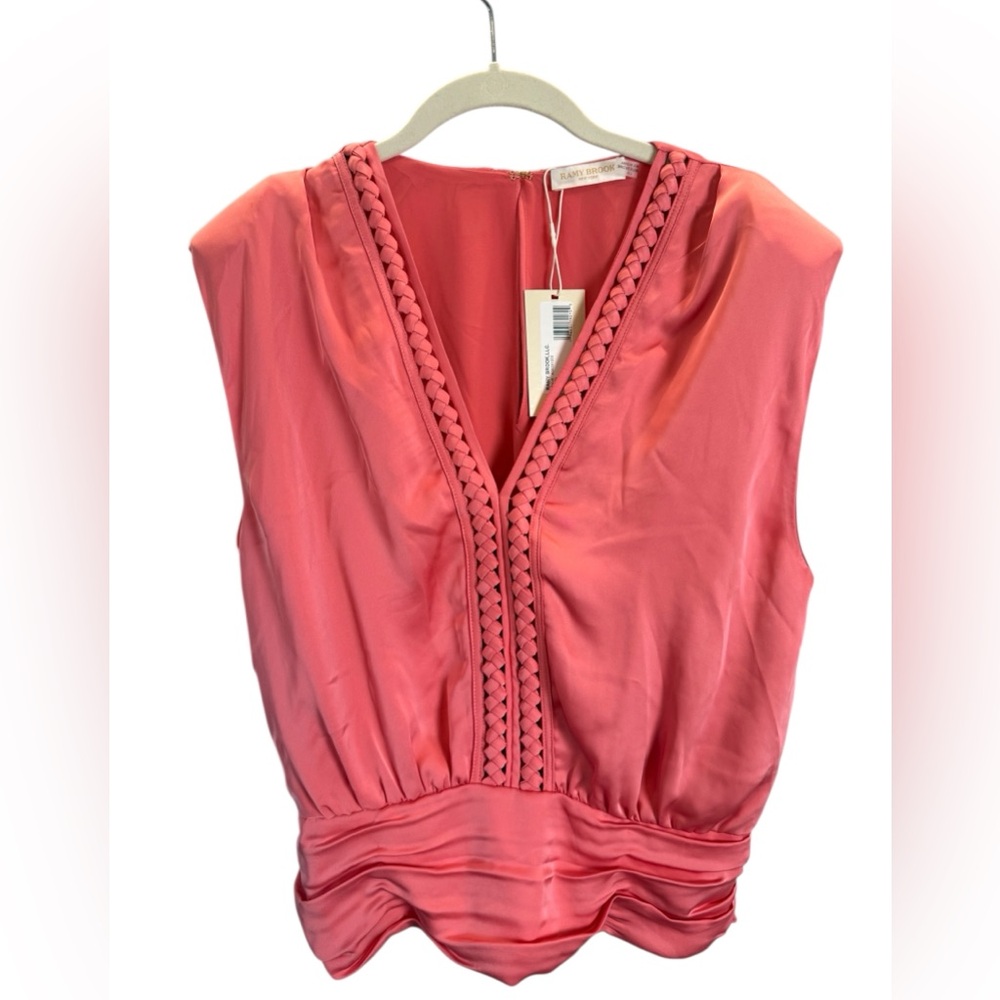 Ramy Brook Peyton V-Neck Tank Top -L- NWT - Picture 4 of 10